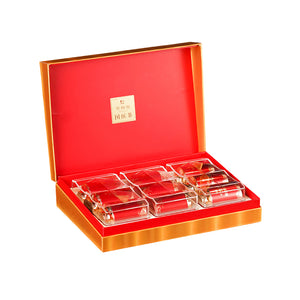 Huaxiangyuan- Guobin Tea Commemorative Edition Small Red Pot old peony white tea （3 Tins in Acrylic Box 25.2g *3）（version 2.5)