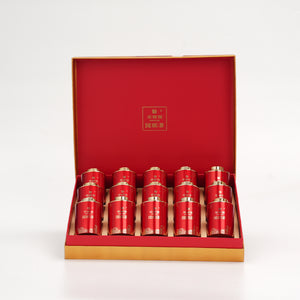 Huaxiangyuan- 126g Guobin Tea Commemorative Edition Small Red Pot old peony white tea 15 Tins（version 3.0)