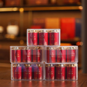 Huaxiangyuan- 126g Guobin Tea Commemorative Edition Small Red Pot  Strong-aroma Tieguanyin 15 Tins（version 3.0)
