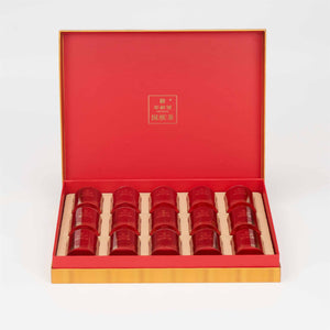Huaxiangyuan- 126g Guobin Tea Commemorative Edition Small Red Pot Dahongpao 15 Tins（version 3.0)